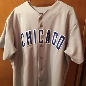Majestic Men’s Chicago Cubs Grey Large Jersey (Soriano #12)